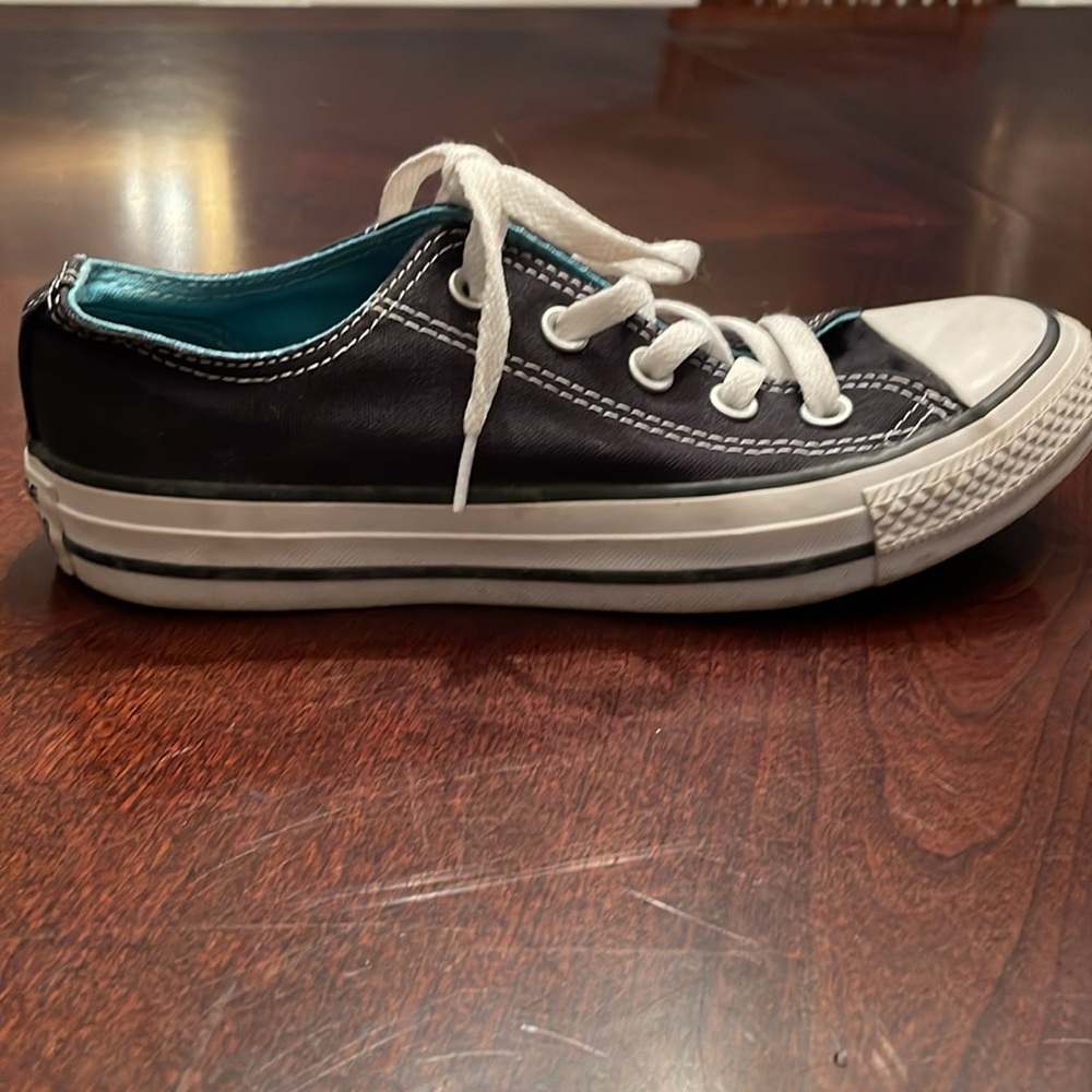 Converse All Star Chuck Taylor black low double tongue women’s size 6 - Picture 5 of 8